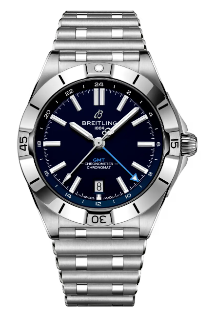 Review Breitling Chronomat Automatic GMT 40 NFL Tennessee Titans Edition Replica watch A32398E31C1A1